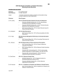 Structure of the ADA Standards Committee on Dental Informatics
