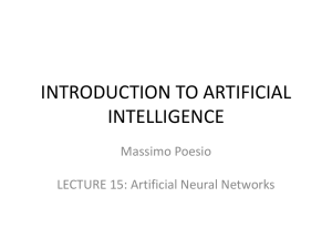Artificial Neural Networks - clic
