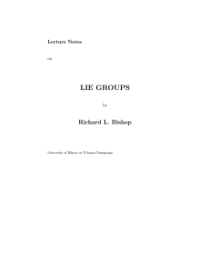 Lie groups, 2013
