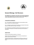 General Biology: Cell Structure