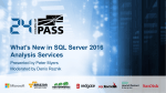 What`s New in SQL Server 2016 Analysis Services