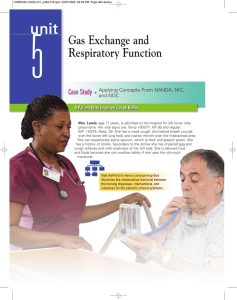 Gas Exchange and Respiratory Function