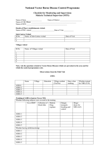 National Vector Borne Disease Control Programme