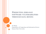 Predicting zero-day software vulnerabilities through data mining Su