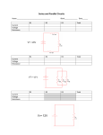 Series and Parallel Circuits