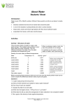 3 About water - student sheet - Science and Plants for Schools