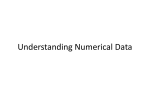 N.2 Understanding Numerical Data