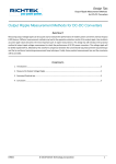 Output Ripple Measurement Methods for DC-DC Converters