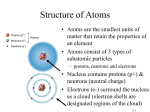 The Chemical Level of Organization