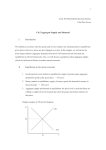 Ch.5 Aggregate Supply and Demand I. Introduction II. Equilibrium in