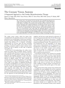 The Coronary Venous Anatomy