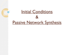 Passive Network Synthesis Hurwitz polynomial