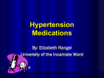 Hypertension Medications