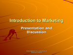 Introduction to Marketing - College of Business « UNT