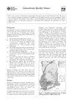 Groundwater quality information Ghana