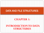 DATA AND FILE STRUCTURES