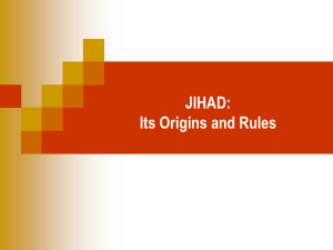 Jihad and its Meanings