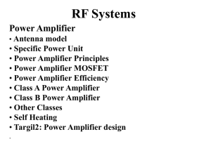 Power Amplifier Efficiency