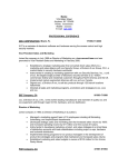 Sample Resume 2 - SCW Consulting