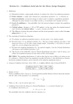 Section 6.1 - Confidence Intervals for the Mean (Large Samples)