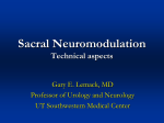 Sacral Neuromodulation Technical aspects