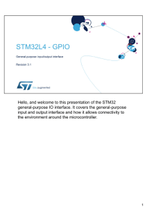 Hello, and welcome to this presentation of the STM32 general