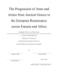 The Progression of Arms and Armor from Ancient Greece to the