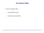 zeeman effect