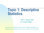 Week 1: Descriptive Statistics