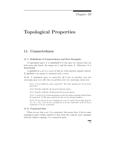 Chapter III. Topological Properties