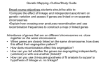 Gene Mapping in Eukaryotes—Recombination