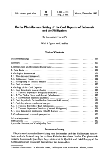On the Plate-Tectonic Setting of the Coal Deposits of Indonesia and