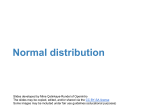 Normal distribution