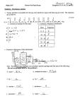 Exam Review Key