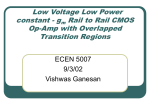 Low Voltage Low Power constant-gm Rail to