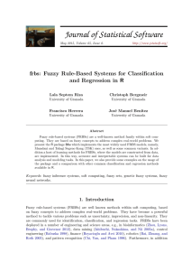 frbs: Fuzzy Rule-based Systems for Classification and Regression in R
