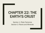 The Earth`s Crust