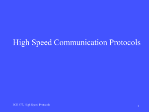 High Speed Communication Protocols