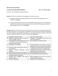 Mid-semester examination Developmental Biology (BSE652