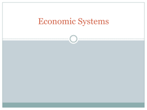 Economic Systems without Pictures