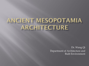 ancient mesopotamia architecture
