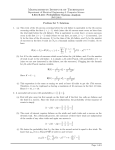 6.041/6.431 Probabilistic Systems Analysis, Problem Set 7 Solutions