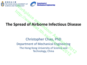 The airborne infectious disease transmission: recent research