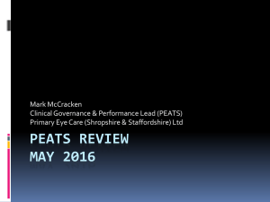 PEATS Review - Staffordshire LOC