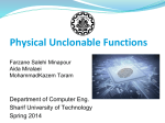 Physical Unclonable Functions