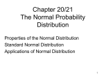 Chapter 7 The Normal Probability Distribution