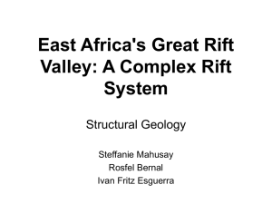 East Africa`s Great Rift Valley: A Complex Rift System