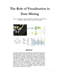 The Role of Visualization in Data Mining