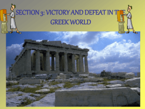 section 2: the rise of greek city-states