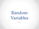 Random Variables